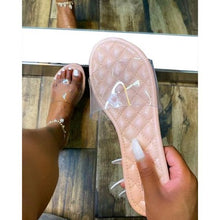 Load image into Gallery viewer, Transparent solid color sandals HPSD083
