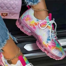 Load image into Gallery viewer, Tie-dye casual flying woven air cushion mesh breathable running shoes（HPSD090）
