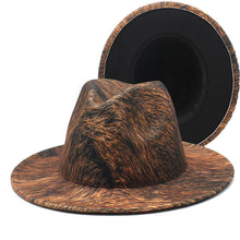 Load image into Gallery viewer, Printed double-sided color matching jazz hat（AE4073）
