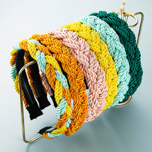 Load image into Gallery viewer, Personalized color rope braided headband（AE4061）
