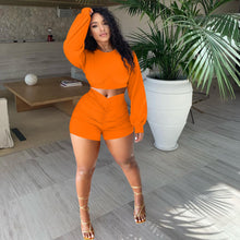 Load image into Gallery viewer, Fashion solid color pleated suit（AY1558)
