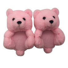 Load image into Gallery viewer, New style parent-child teddy bear slippers(Adult+children)
