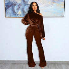 Load image into Gallery viewer, Fashion one-shoulder horn two-piece suit（AY1364）
