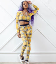 Load image into Gallery viewer, New casual striped printed long-sleeved vest two-piece suit（AY1252)
