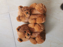 Load image into Gallery viewer, Hot selling teddy bear slippers
