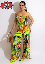 Load image into Gallery viewer, Printed suspender Jumpsuit AY2027
