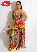 Load image into Gallery viewer, Printed suspender Jumpsuit AY2027
