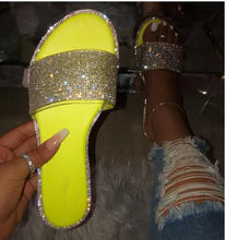 Load image into Gallery viewer, Diamond shining slippers SY0019
