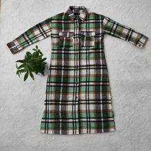 Load image into Gallery viewer, Fashion plaid shirt coat（AY2399）
