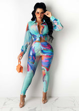 Load image into Gallery viewer, Sexy Print Shirt Set（AY2368）
