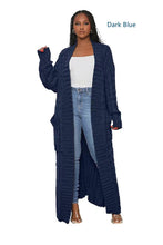 Load image into Gallery viewer, Casual long sleeved sweater coat (AY2395)
