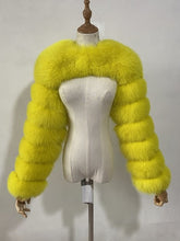 Load image into Gallery viewer, Fashion faux fur jacket（AY1360)
