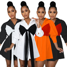 Load image into Gallery viewer, Butterfly Tie Shirt Dress（AY2230）
