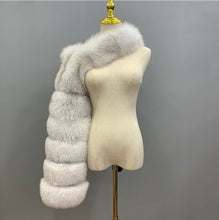 Load image into Gallery viewer, Trendy faux fur shawl jacket（AY1361)
