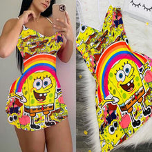 Load image into Gallery viewer, Cartoon print suspender dress（AY1566）
