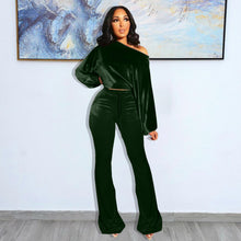 Load image into Gallery viewer, Fashion one-shoulder horn two-piece suit（AY1364）
