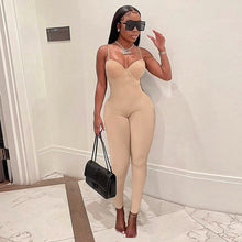 Load image into Gallery viewer, Suspenders tight high waist hip lift jumpsuit AY1697
