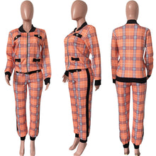 Load image into Gallery viewer, Print Button Jacket Pants Set（AY2354）
