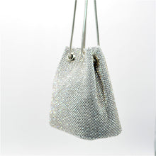 Load image into Gallery viewer, Hot personality crossbody shoulder rhinestone queen bag
