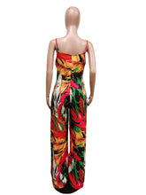 Load image into Gallery viewer, Printed suspender Jumpsuit AY2027
