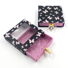 Load image into Gallery viewer, Hot sale butterfly printing false eyelashes packaging box
