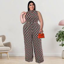 Load image into Gallery viewer, Plaid stand collar vest jumpsuit（AY2261）
