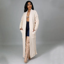 Load image into Gallery viewer, Casual long sleeved sweater coat (AY2395)
