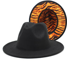 Load image into Gallery viewer, Printed double-sided color matching jazz hat（AE4073）
