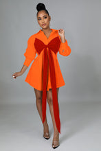 Load image into Gallery viewer, Butterfly Tie Shirt Dress（AY2230）
