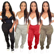 Load image into Gallery viewer, Fashion personality lace up trousers（AY2497)
