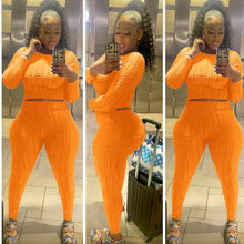 Load image into Gallery viewer, New solid round neck two-piece set（AY2500）
