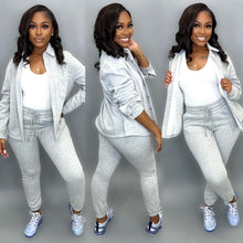 Load image into Gallery viewer, New solid casual two-piece set (AY2539)
