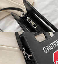 Load image into Gallery viewer, Creative stop sign no driving messenger bag（AB2064）
