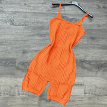 Load image into Gallery viewer, Sexy knitted embossed suspender Romper（AY2162）
