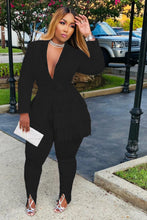 Load image into Gallery viewer, Fashion solid color tassel suit（AY2419）
