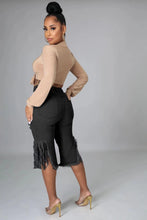 Load image into Gallery viewer, Hot tassel hole elastic jeans AY1899
