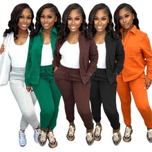 Load image into Gallery viewer, New solid casual two-piece set (AY2539)
