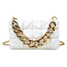 Load image into Gallery viewer, Fashion plaid thick chain portable small square bag（AB2060）
