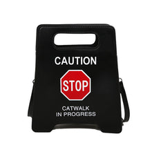 Load image into Gallery viewer, Creative stop sign no driving messenger bag（AB2064）
