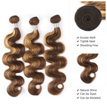 Load image into Gallery viewer, 4/27 body wave bundles human hair (AH5069)
