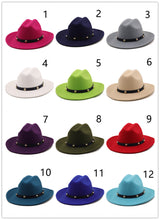 Load image into Gallery viewer, rivet felt jazz hat top hat（AE4037)
