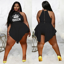 Load image into Gallery viewer, Plus size Irregular Crown Sleeveless Jumpsuit（AY1777）
