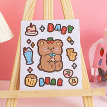 Load image into Gallery viewer, Hot sale cartoon cute bear and bunny sticker
