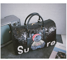 Load image into Gallery viewer, Hot selling fashion sequin travel bag
