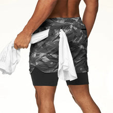 Load image into Gallery viewer, Men&#39;s loose pocket double sports shorts（AY1029)
