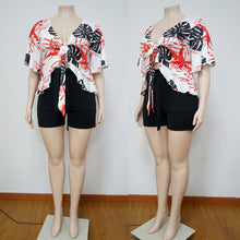 Load image into Gallery viewer, Casual Printed T-Shirt Shorts Set（AY1726）
