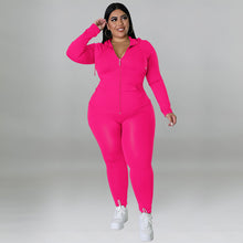 Load image into Gallery viewer, Solid Color Hooded Long Sleeve Pants Suit（AY2312Casual ）
