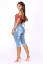 Load image into Gallery viewer, Elastic perforated jeans AY1900
