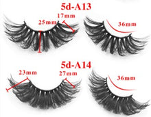 Load image into Gallery viewer, Five pairs set with extended false eyelashes
