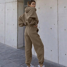 Load image into Gallery viewer, Solid Color Hoodie Two Piece Set（AY2364）
